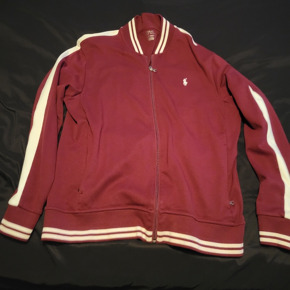 Polo Fleece L Burgundy